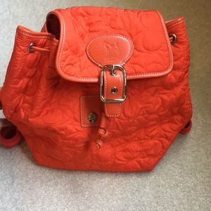 Orange Coach backpack perfect condition